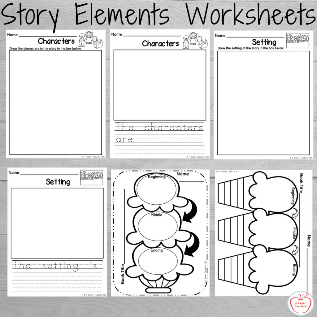 Characters Settings And Big Events Worksheet Have Fun Teaching