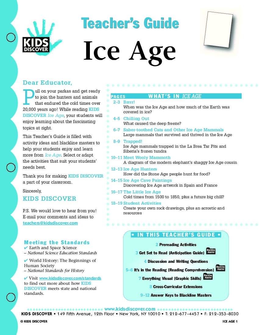 Ice Age Kids Discover