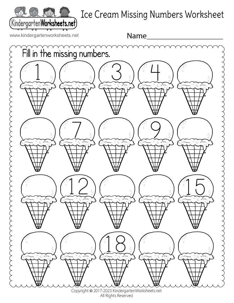 Number Tracing Worksheet 1 20 Preschool Kindergarten PDF File Etsy