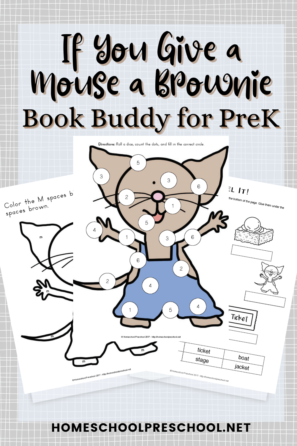 If You Give A Mouse A Brownie Printables For Preschoolers If You Give A Mouse A Brownie Printables For Preschoolers