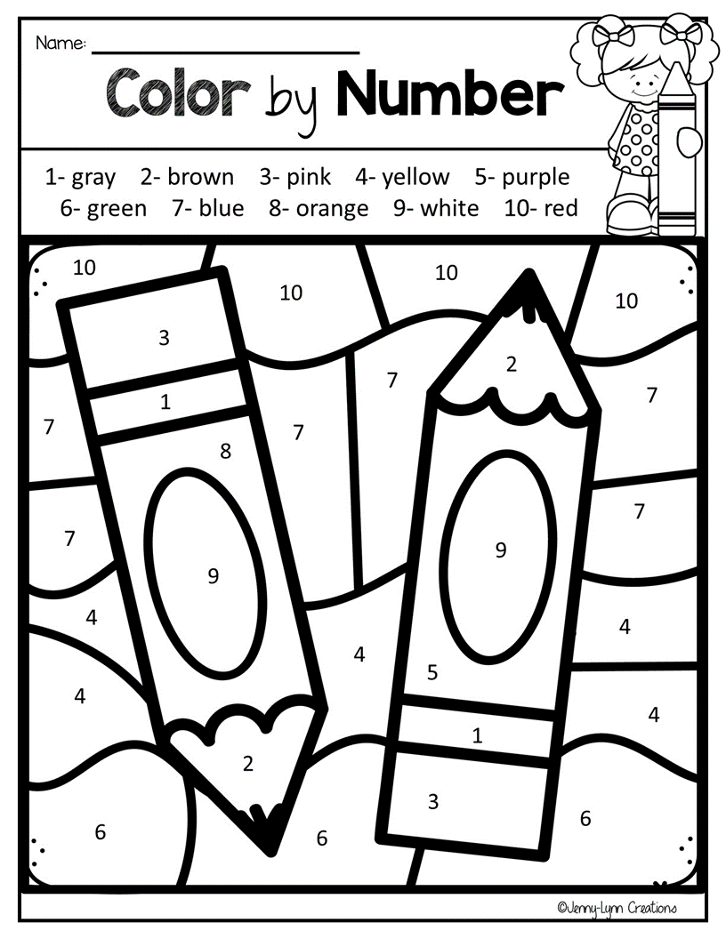 Kindergarten Back To School Math Literacy Made By Teachers Back To School Worksheets For Kids ABCmouse