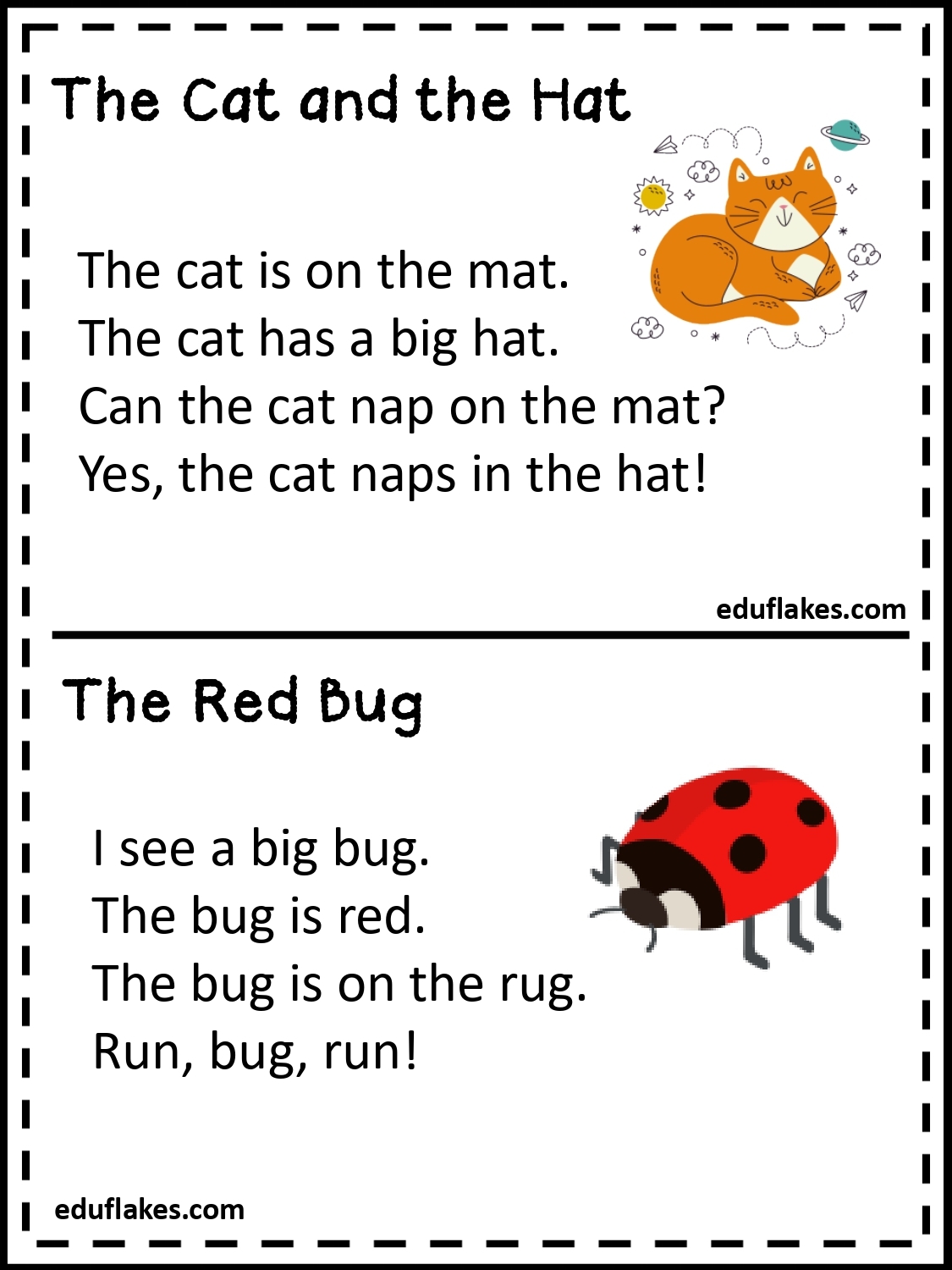 Kindergarten CVC Reading Passages Free PDF Eduflakes 50 Kindergarten 1st Grade Reading Comprehension Passages Worksheets Sentences Reading Worksheet Fluency Worksheet English Learing Set 1 Etsy