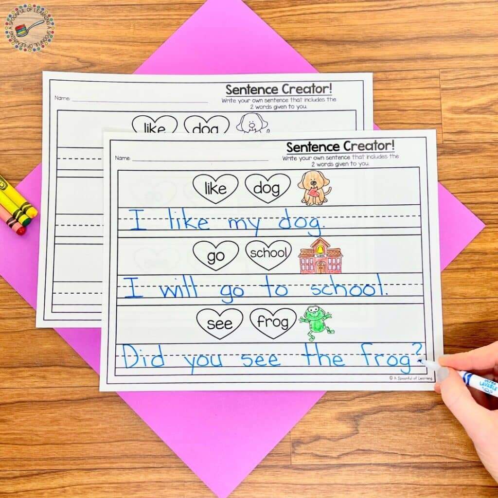 Kindergarten Homework For February A Spoonful Of Learning Kindergarten Homework For February A Spoonful Of Learning