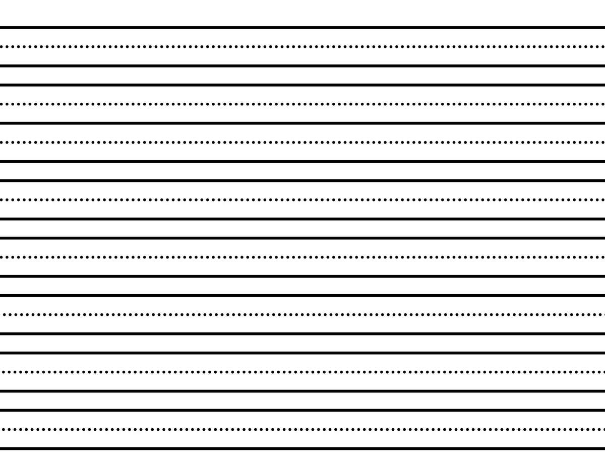 Kindergarten Lined Paper Kindergarten Writing Paper Preschool Writing Paper Preschool Lined Paper Writing Practice Etsy