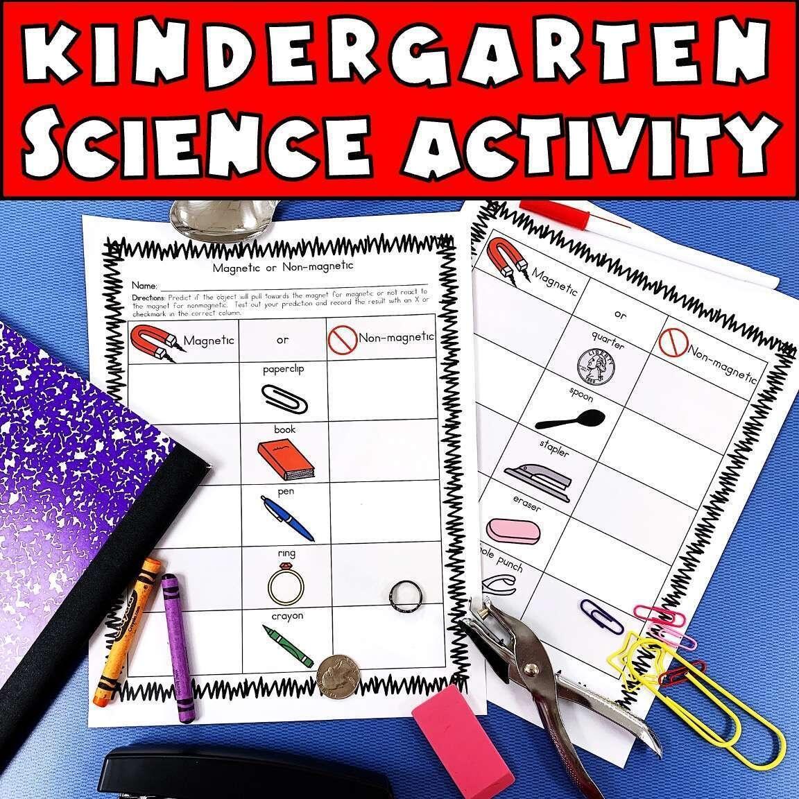 Kindergarten Magnet Worksheet For Preschool Pre K SPED Science STEM STEAM Caroline Koehler At Celavora Education Kindergarten Magnet Worksheet For Preschool Pre K SPED Science STEM STEAM Caroline Koehler At Celavora Education