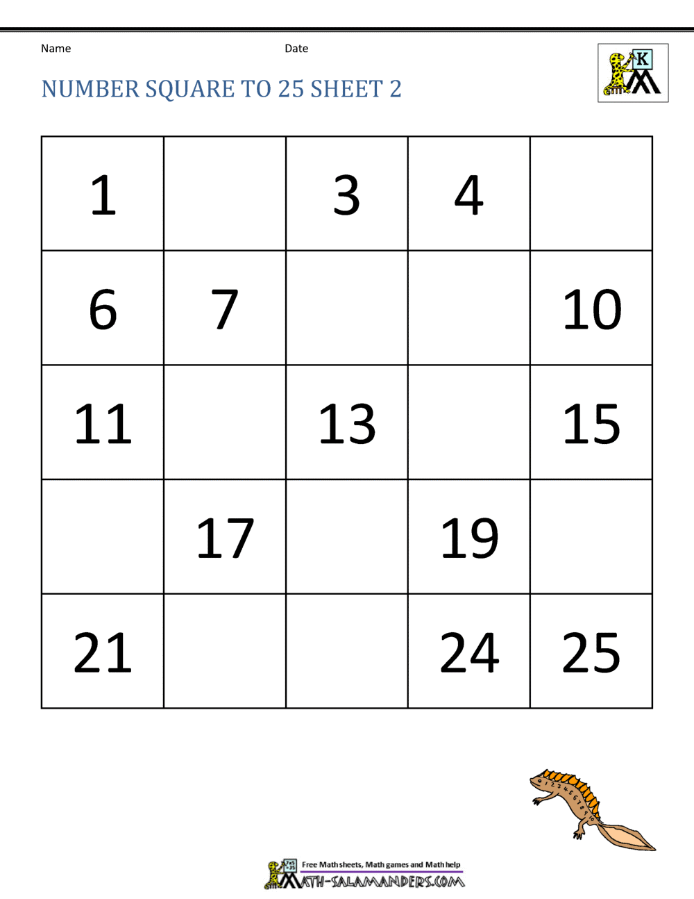 Kindergarten Math Printables Kindergarten Math Printables