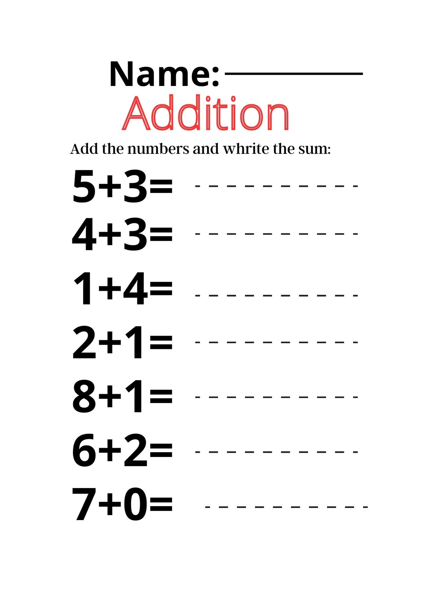 Kindergarten Math Worksheets Addition And Subtraction Practice Made By Teachers Kindergarten Math Worksheets Addition And Subtraction Practice Made By Teachers