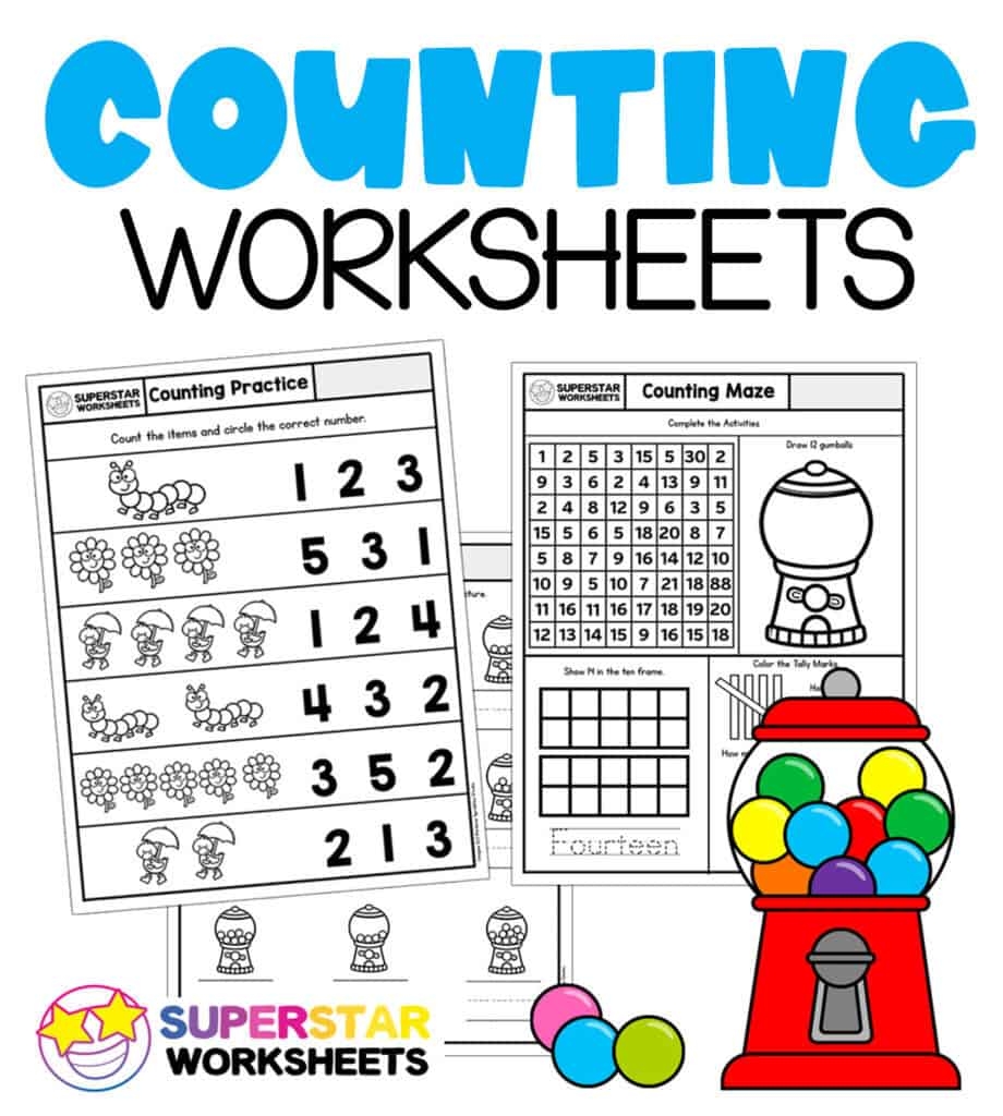 Kindergarten Fall Math Packet Teaching Mama