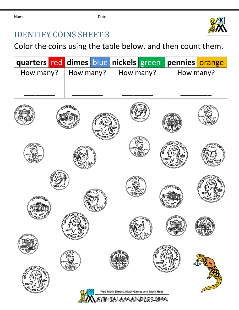 Kindergarten Money Worksheets 1st Grade Kindergarten Money Worksheets 1st Grade