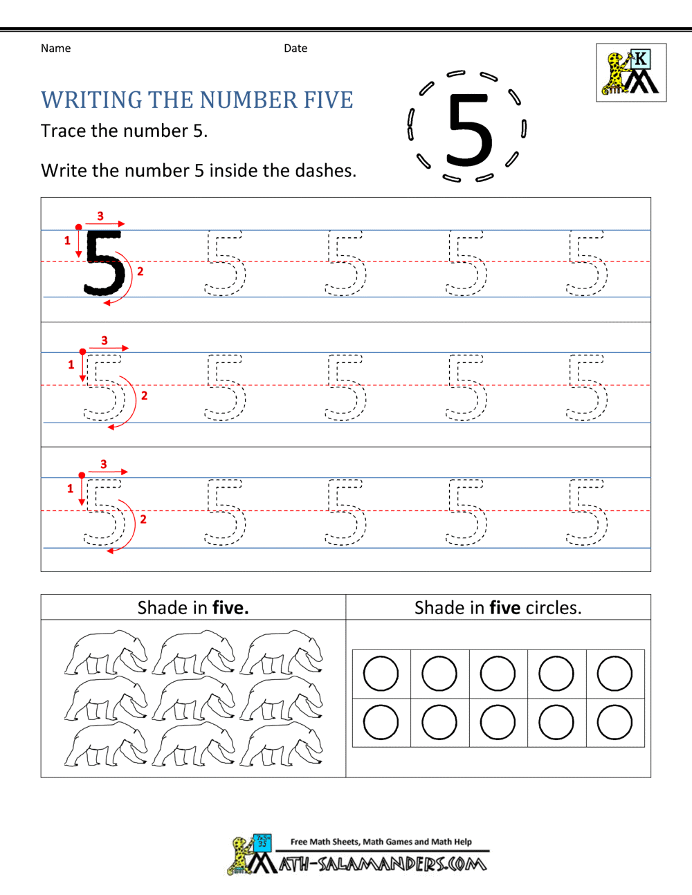 Kindergarten Printable Worksheets Writing Numbers To 10 Kindergarten Printable Worksheets Writing Numbers To 10