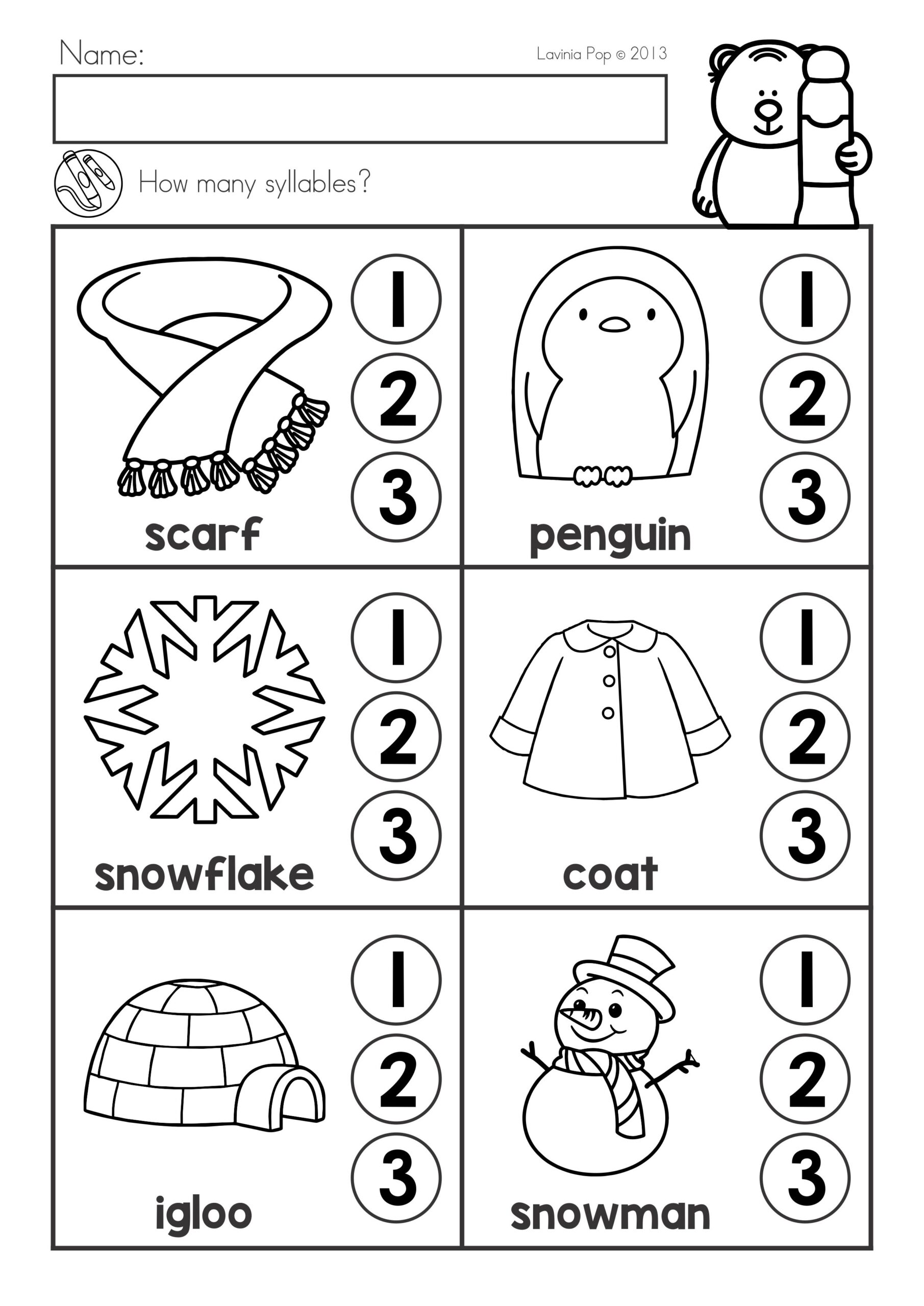 January Worksheets For Kindergarten Boosting Learning In The Winter United Teaching
