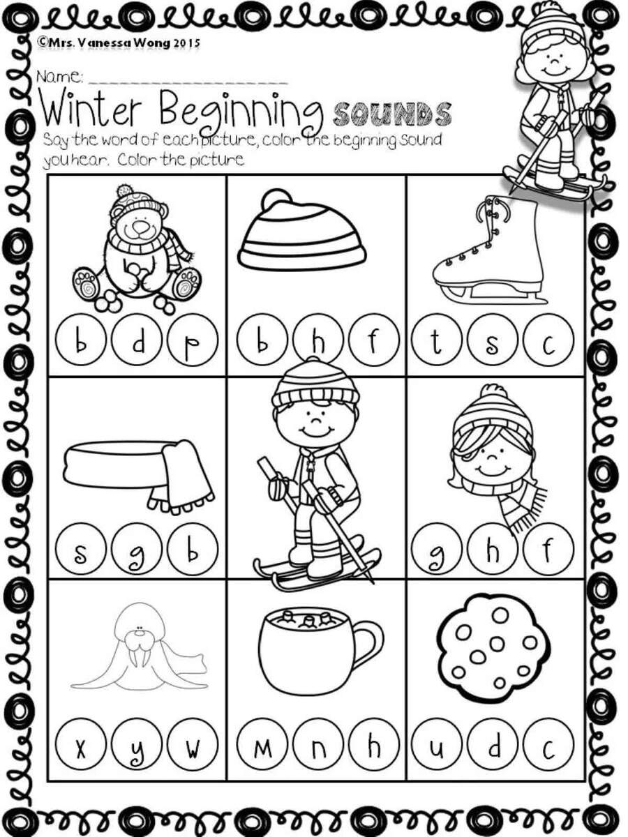 Kindergarten Winter Activities And Worksheets Math Literacy No Prep Kindergarten Winter Activities And Worksheets Math Literacy No Prep