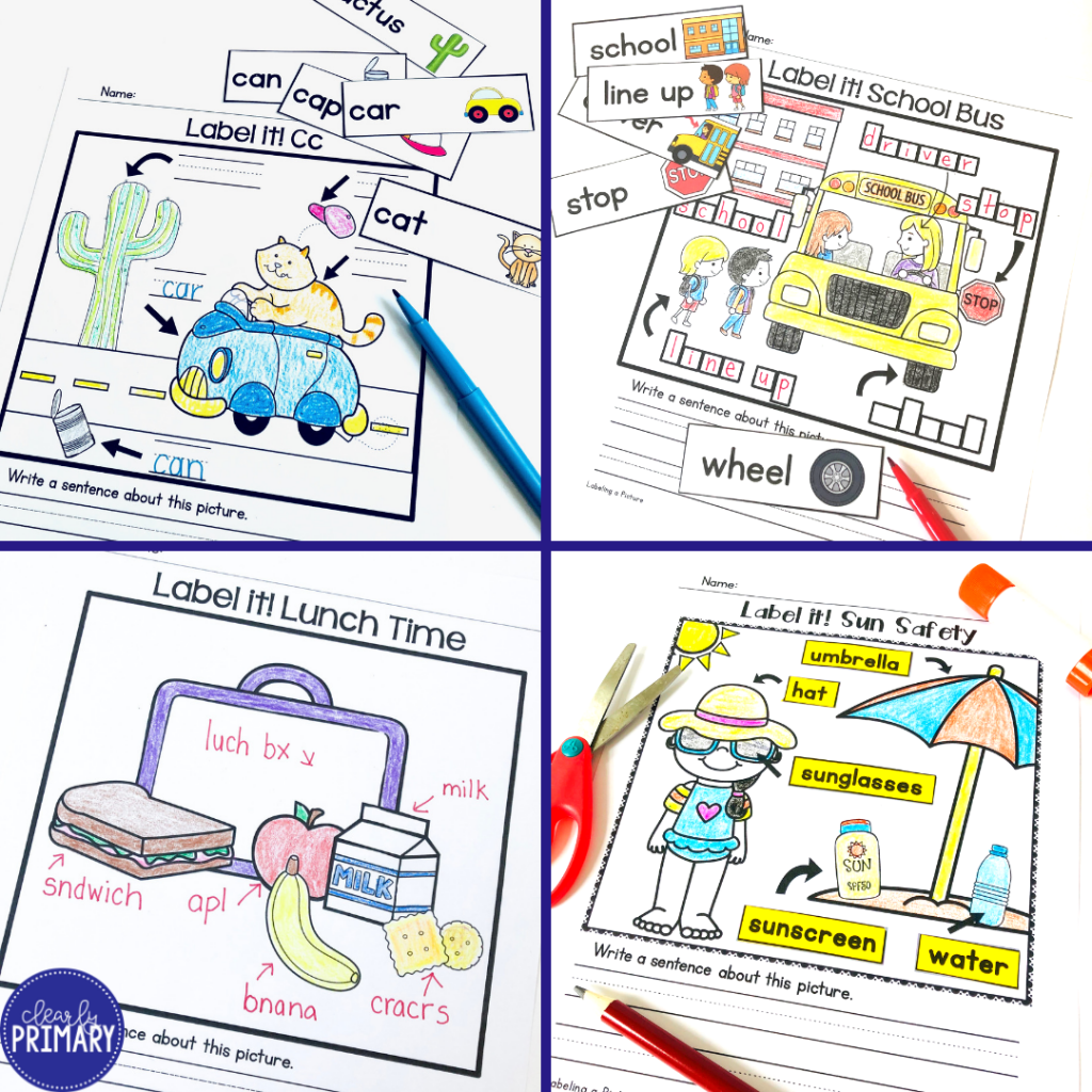Labeling Pictures In Kindergarten Beyond Clearly Primary
