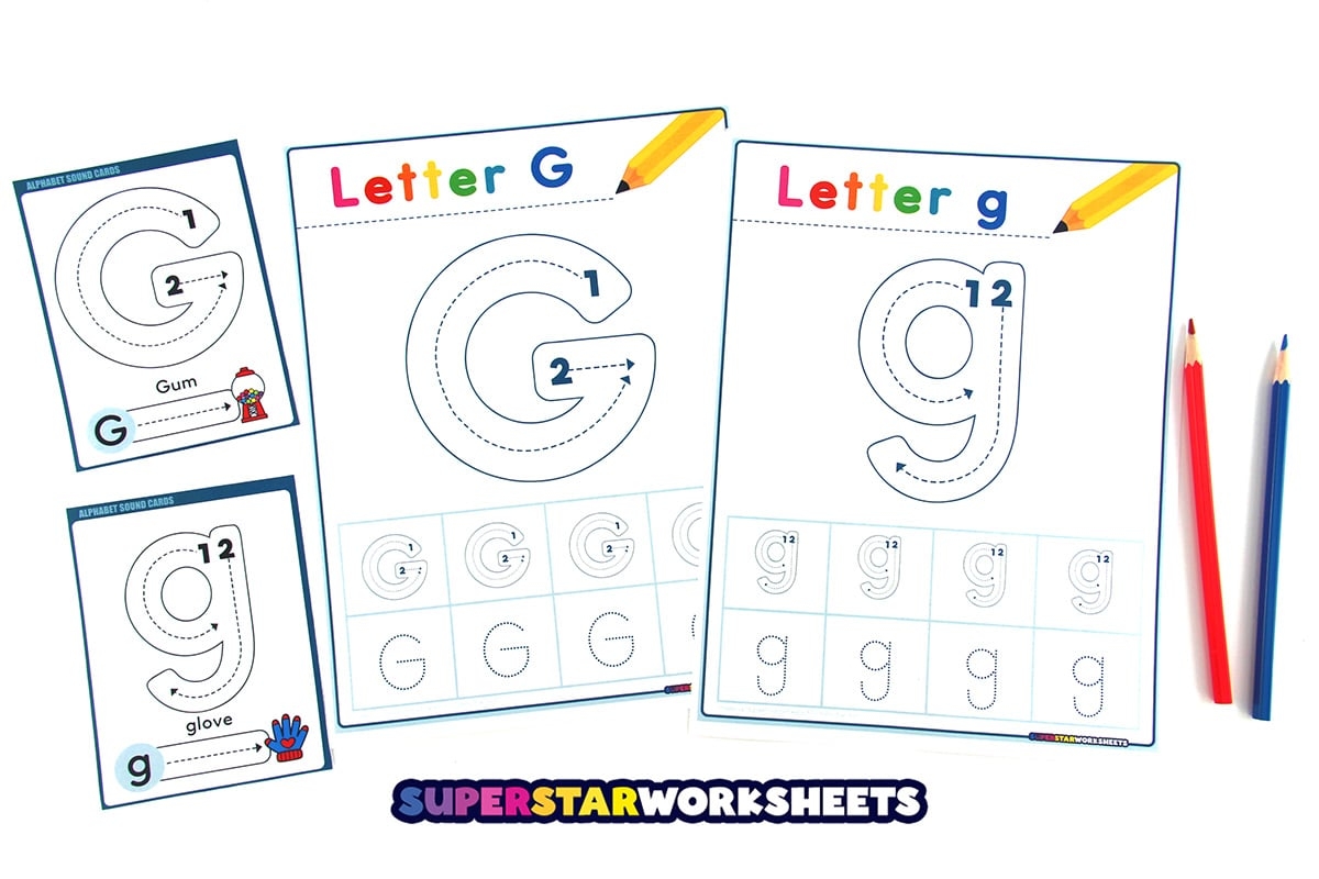 Letter G Tracing Worksheets Superstar Worksheets Letter G Tracing Worksheets Superstar Worksheets