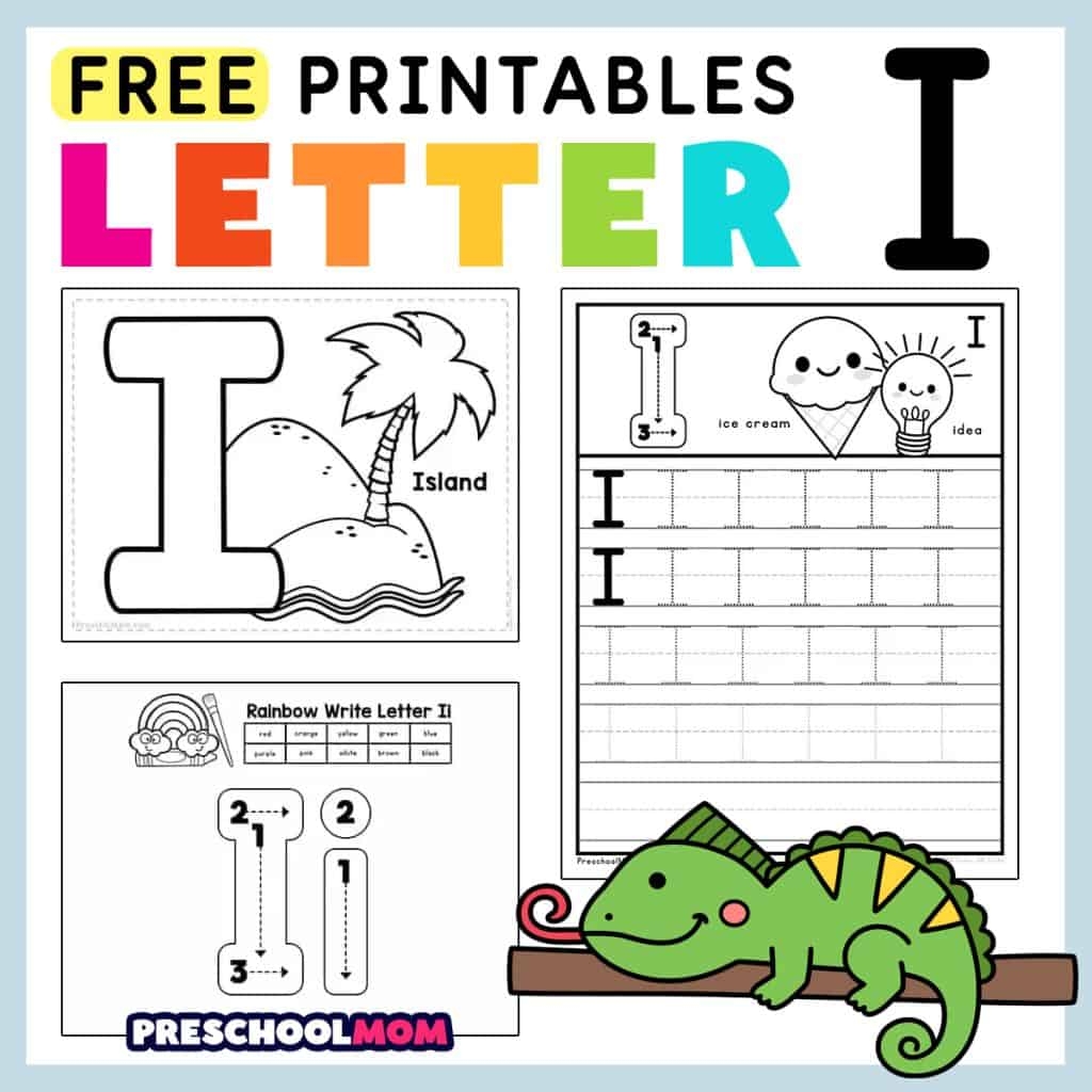 Letter I Worksheets Letter I Crafts Letter I Activities For Preschoolers Letter I Printables MegaWorkbook