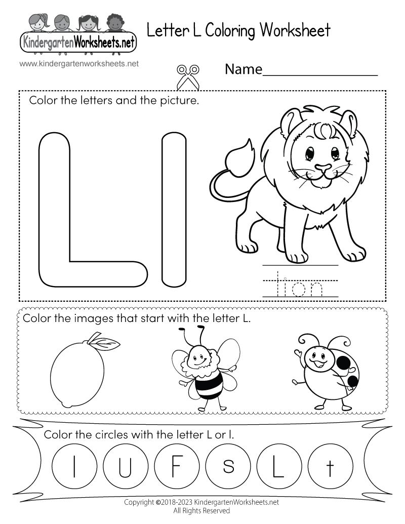 Letter L Coloring Worksheet Free Printable Digital PDF Free Printable Letter L Writing Practice Worksheet