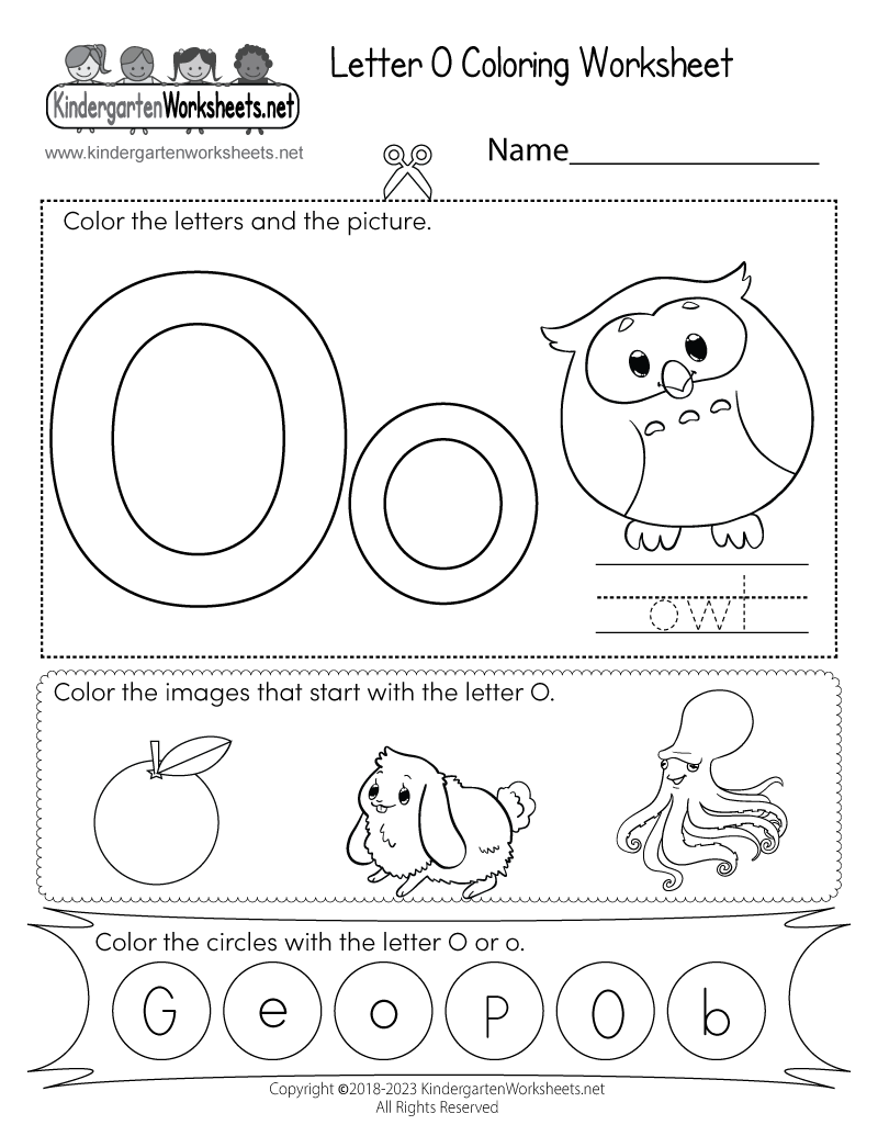 Letter O Coloring Worksheet Free Printable Digital PDF Worksheets Library Letter O Coloring Worksheet Free Printable Digital PDF Worksheets Library