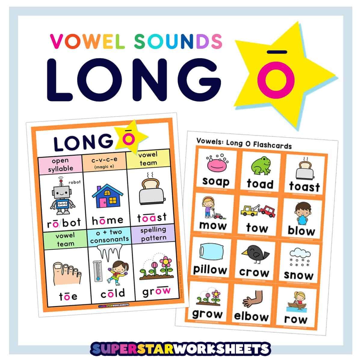 Long O Words Superstar Worksheets Long O Words Superstar Worksheets