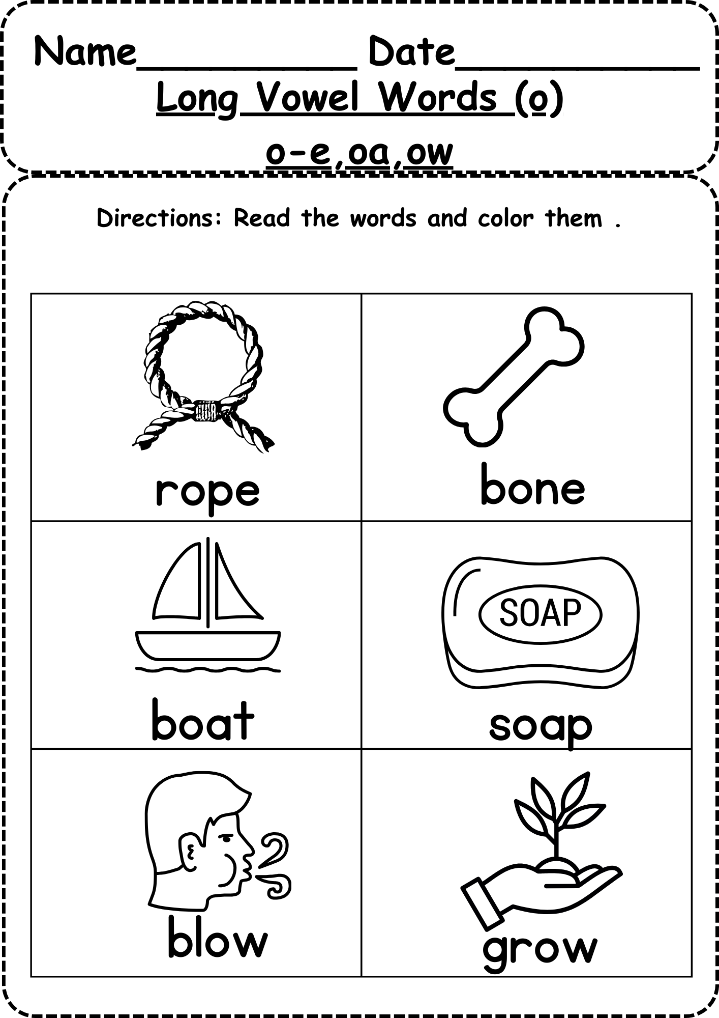 Long Vowels Worksheets Free Coloring Pages 5 Printables Long Vowels Worksheets Free Coloring Pages 5 Printables