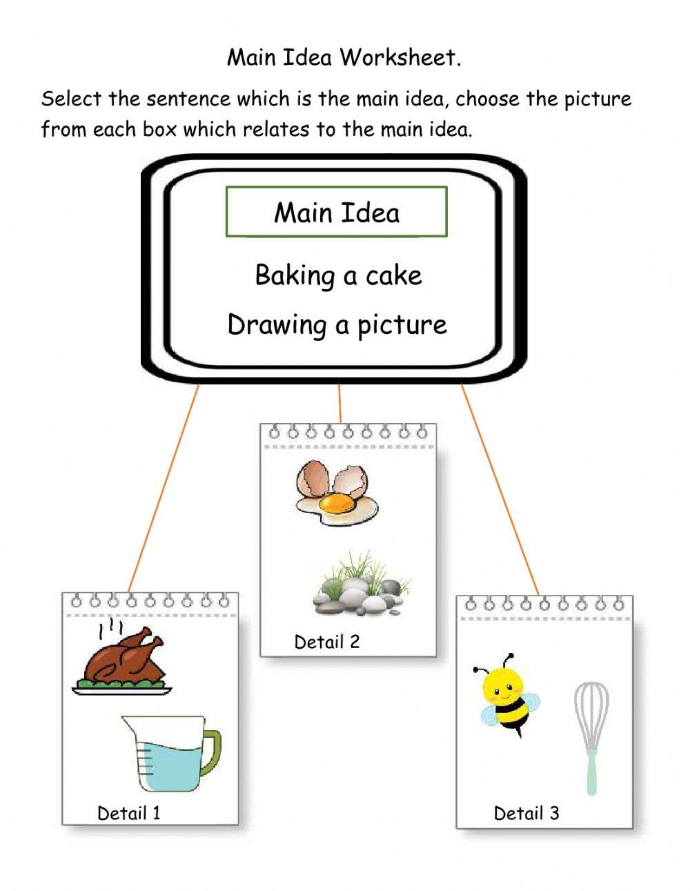 Main Idea Online Exercise For Grade 1 Worksheets Library