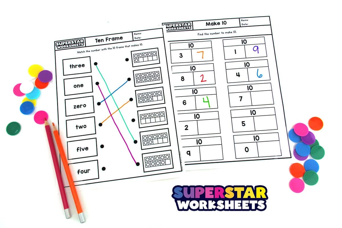 Make 10 Worksheets Superstar Worksheets Make 10 Worksheets Superstar Worksheets