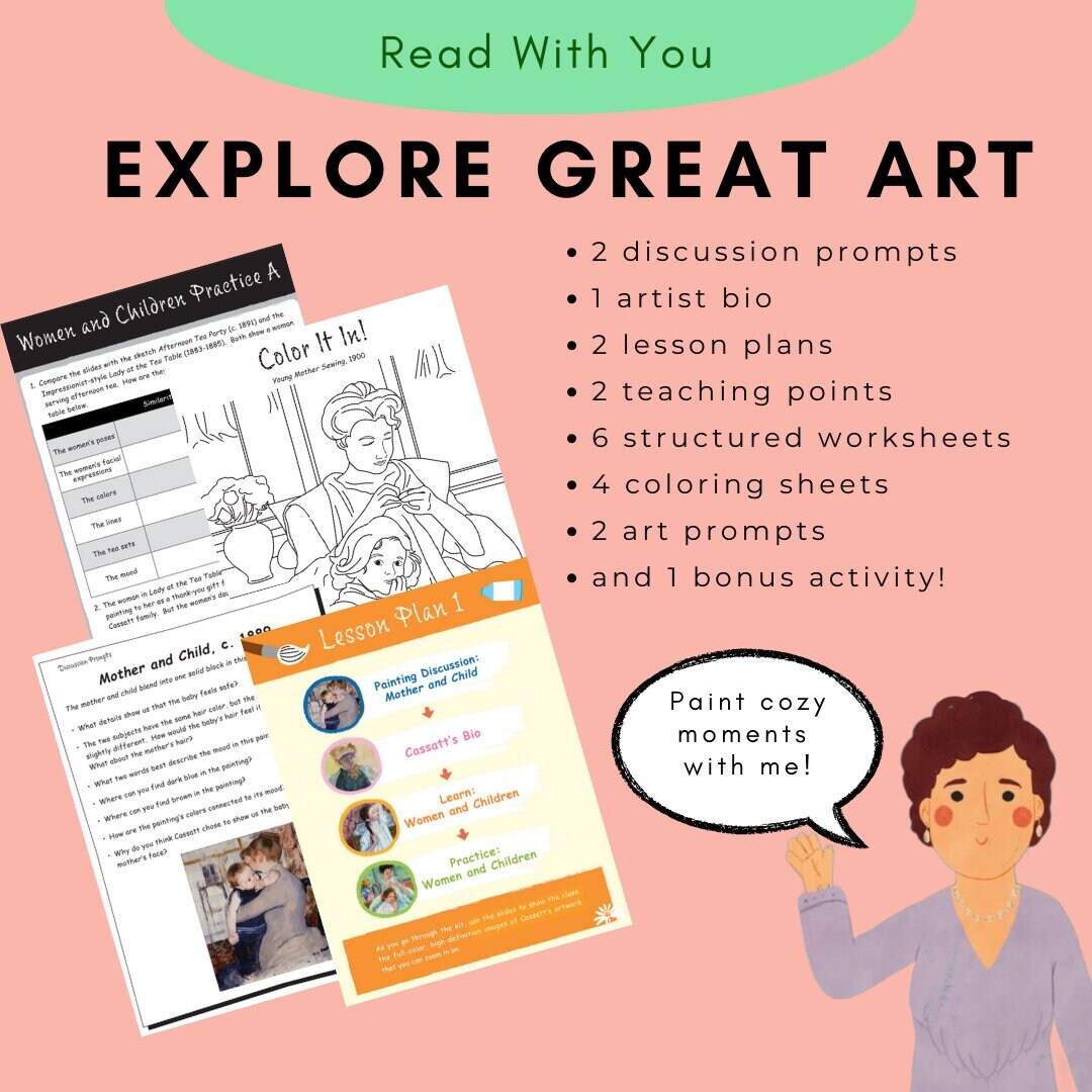 Mary Cassatt Art Lesson Kit Impressionist Activities Printables PDF Download Etsy Mary Cassatt Art Lesson Kit Impressionist Activities Printables PDF Download Etsy