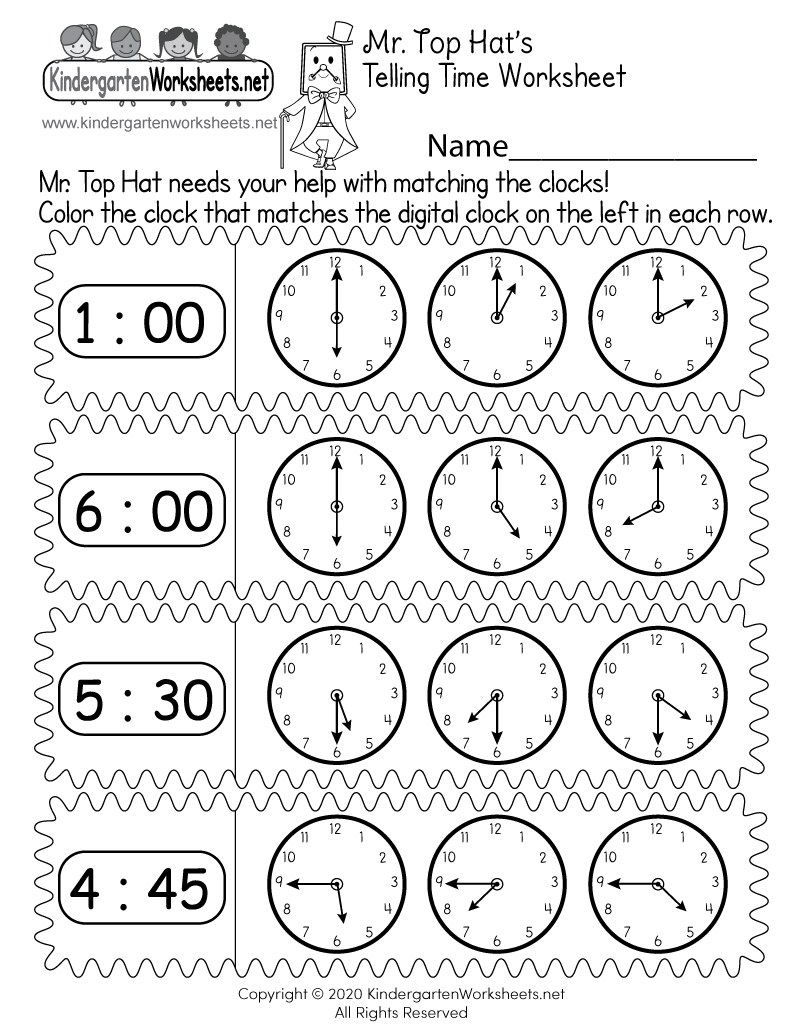 Matching Digital And Analog Clocks Worksheet Free Printable Digital PDF Telling Time Worksheet Digital Analog Clock Practice PDF Etsy