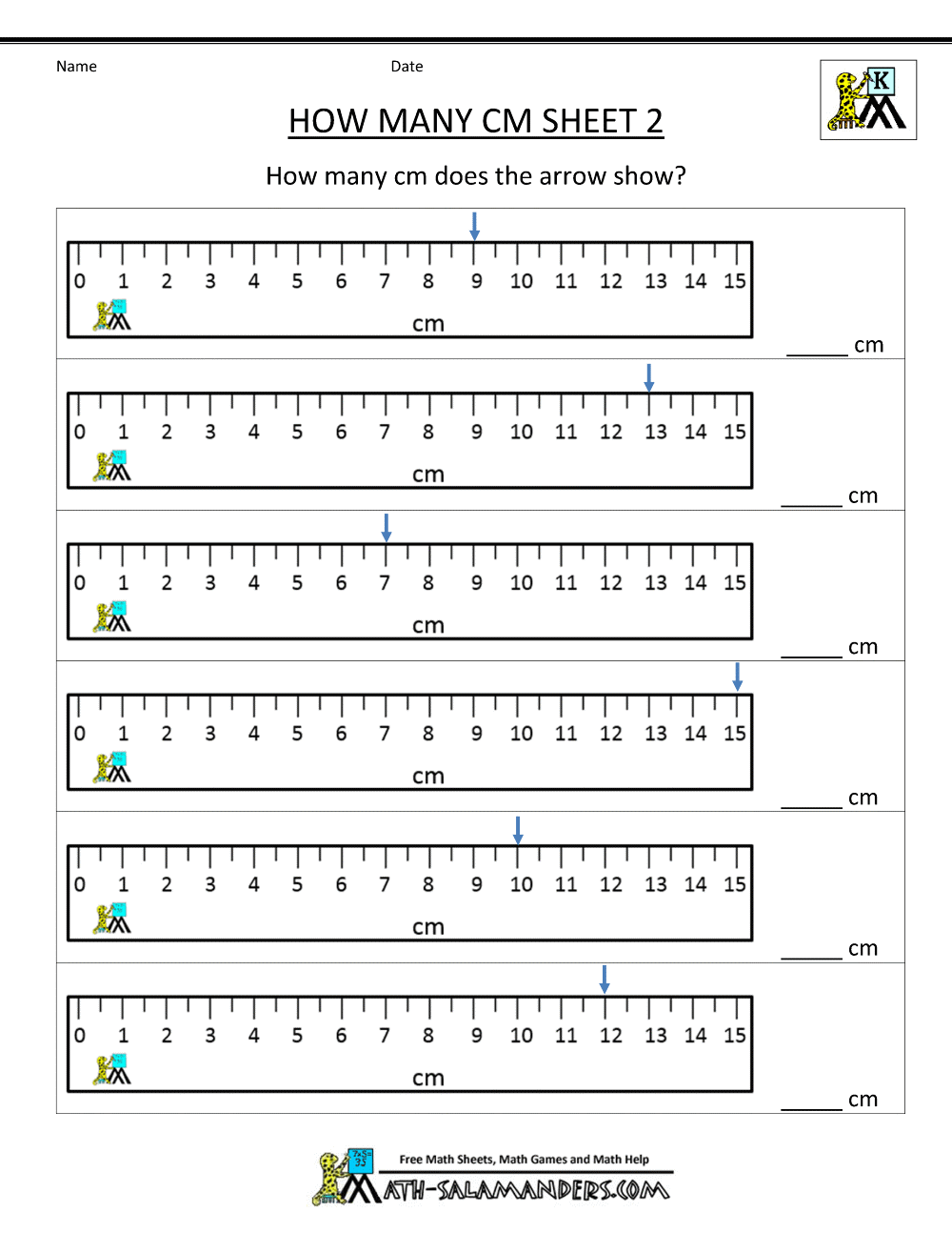 Measuring Length Worksheets Measuring Length Worksheets