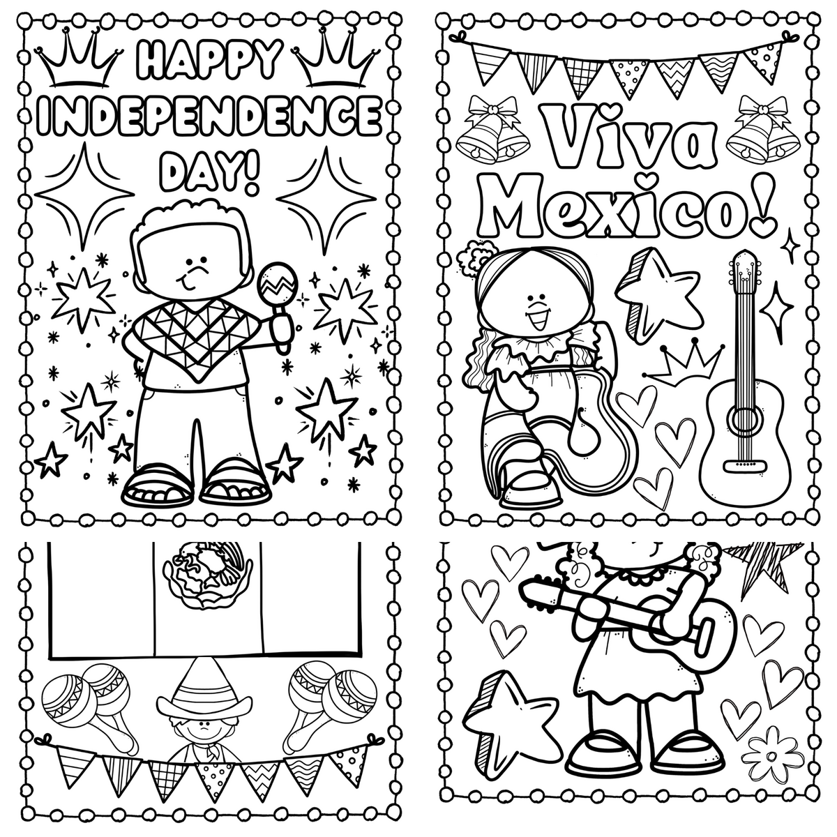 Mexican Independence Day Coloring Pages Mexican Fiesta Worksheets Made By Teachers Mexican Independence Day Coloring Pages Mexican Fiesta Worksheets Made By Teachers