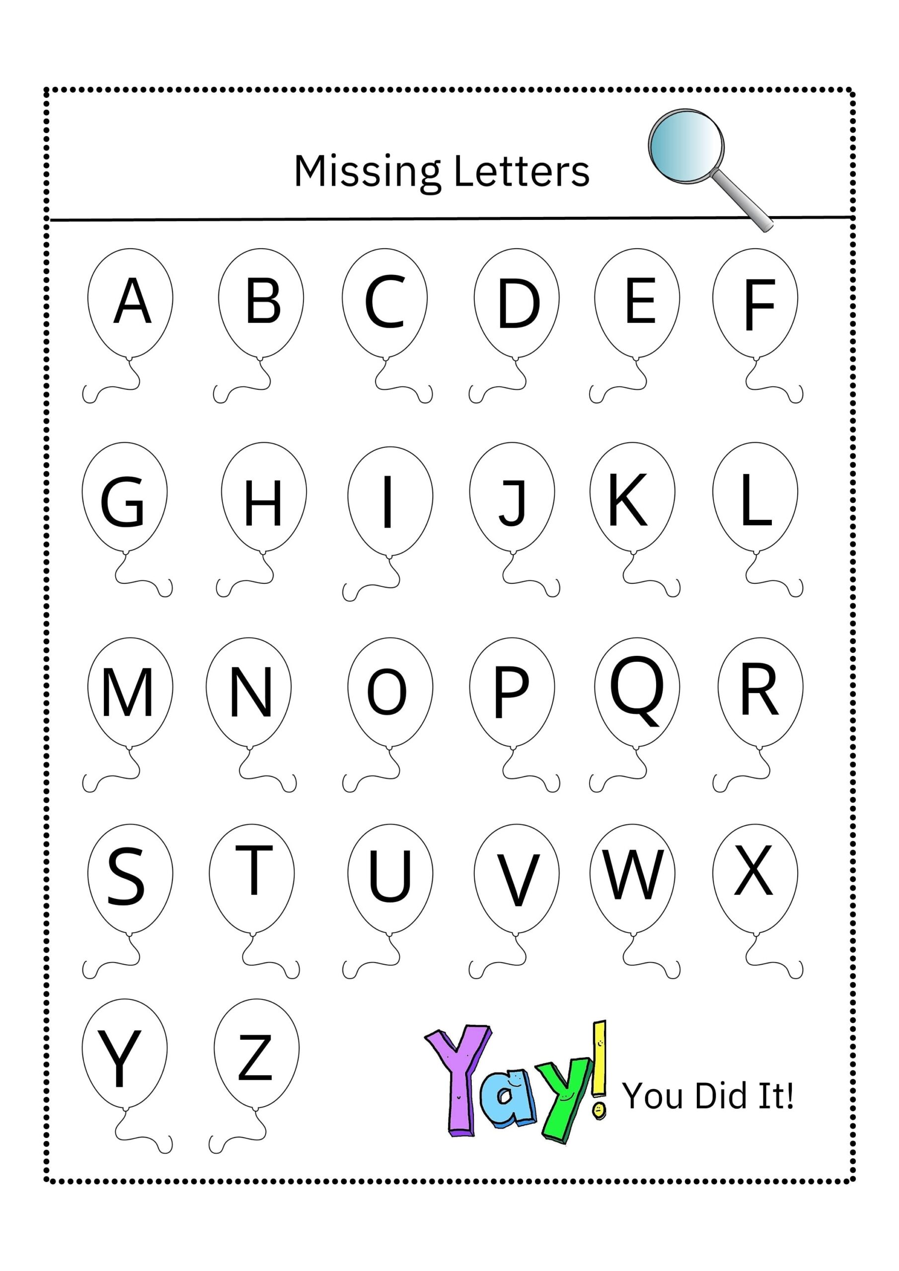 Missing Letter Worksheets Activity Pages Alphabet Letters Printables Instant Download Home Schooling Handwriting Practice Etsy Halloween Missing Letters Worksheet Free Printable Digital PDF