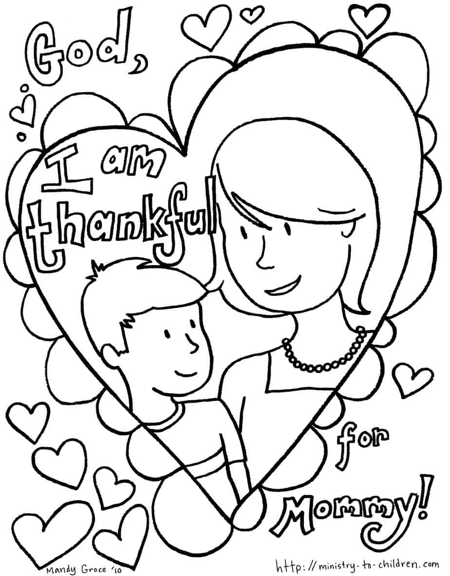 Mother S Day Coloring Pages Free Printable PDF Coloring Book For Mothers Day