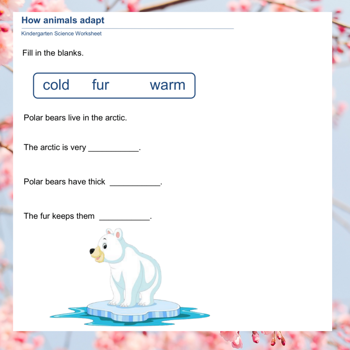 11 Arctic Animals Activities And Worksheets Free PDF At Worksheeto