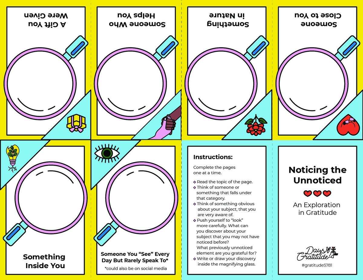 Noticing The Unnoticed Magnifying Glass Activity Booklet Days Worksheets Library Noticing The Unnoticed Magnifying Glass Activity Booklet Days Worksheets Library