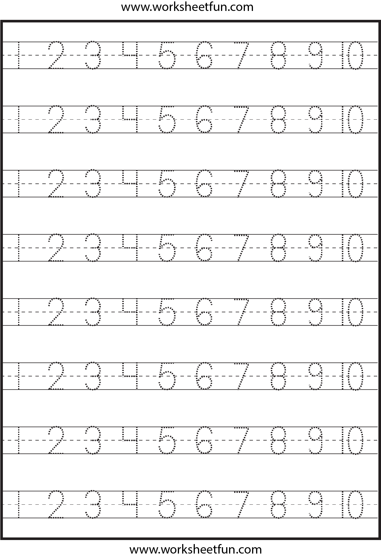 Number Tracing 1 10 Worksheet FREE Printable Worksheets Worksheetfun Number Tracing 1 10 Worksheet FREE Printable Worksheets Worksheetfun