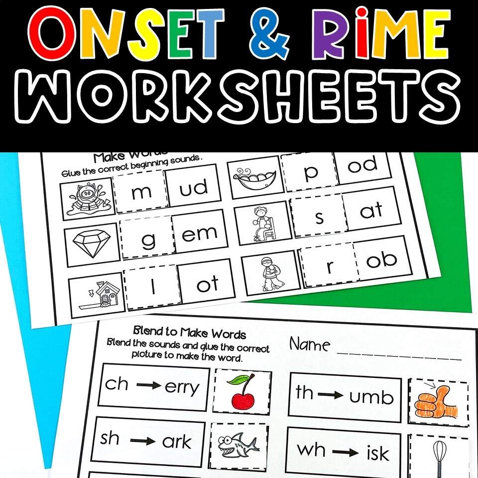 Onsets And Rimes Worksheets 2024 Worksheets Library