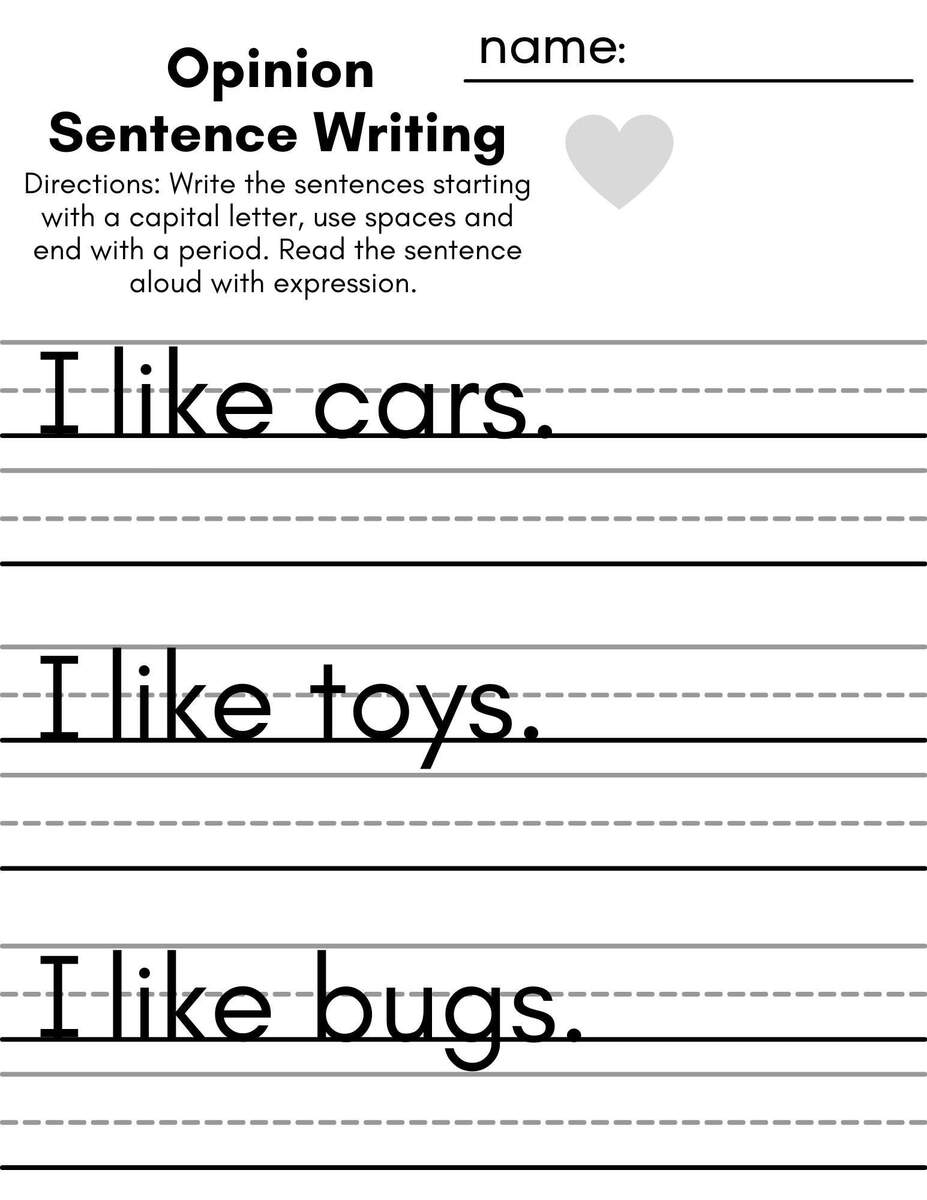 Opinion Sentence Writing Worksheets For Primary Grade ELA Teaching Tools With Sentence Starters And Lined Paper Etsy Opinion Sentence Writing Worksheets For Primary Grade ELA Teaching Tools With Sentence Starters And Lined Paper Etsy