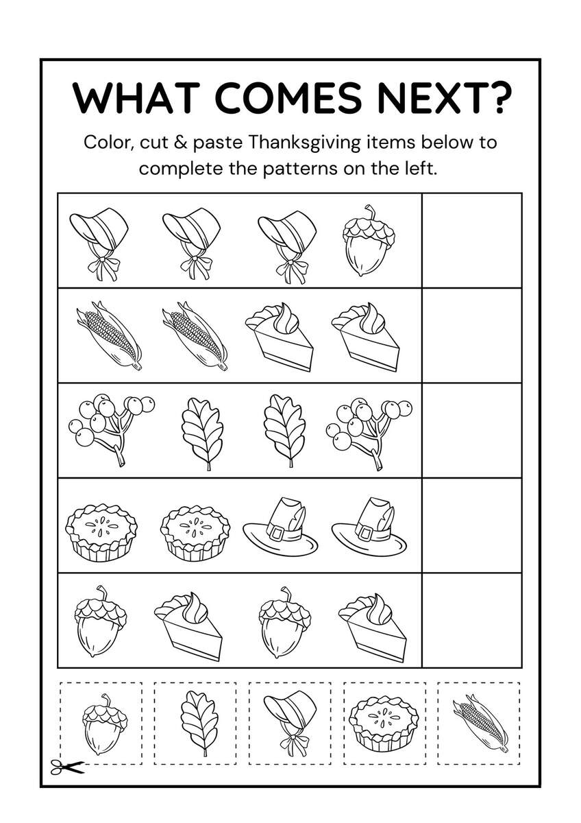 Page 5 Free Printable Thanksgiving Worksheet Templates Canva Page 5 Free Printable Thanksgiving Worksheet Templates Canva