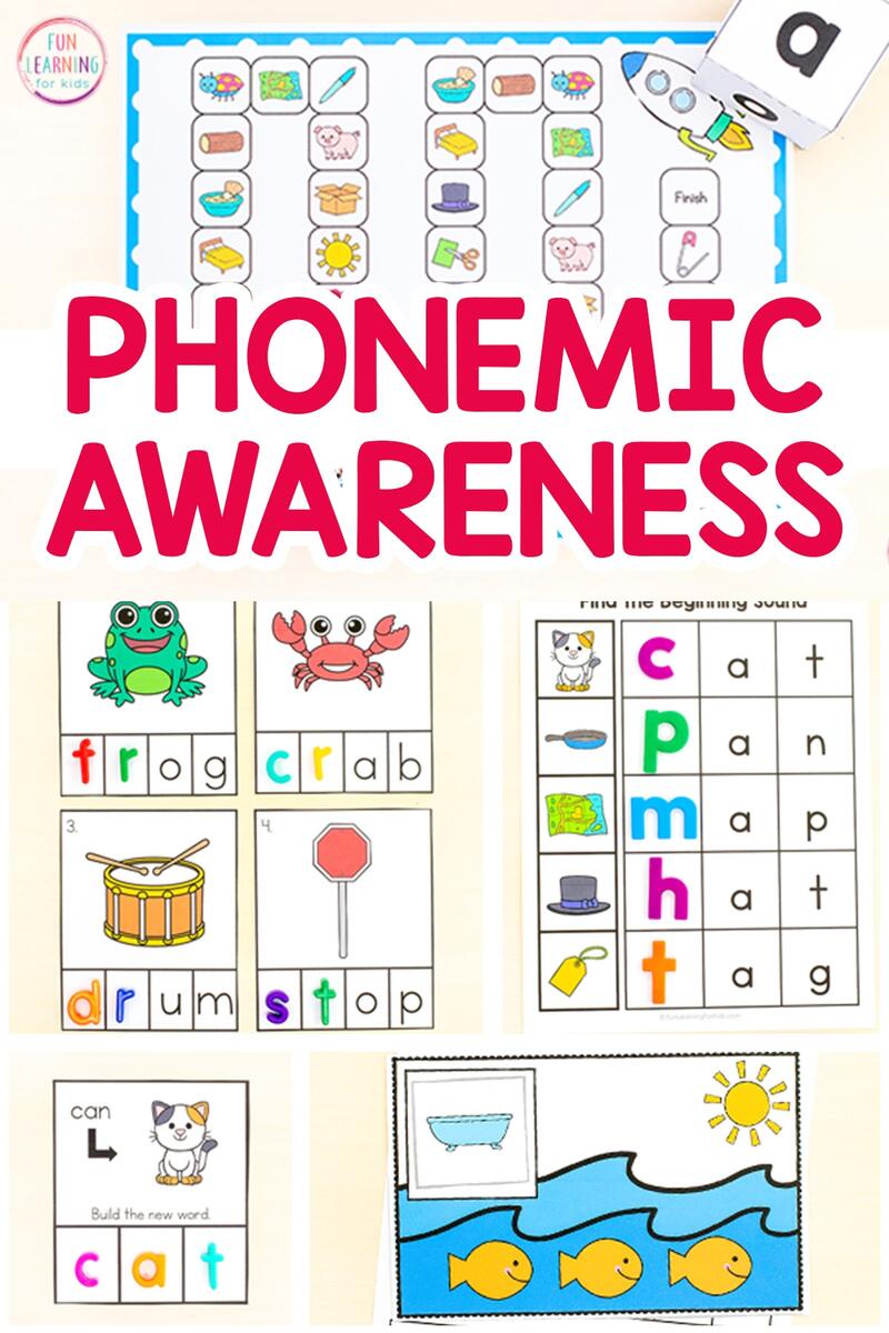 Phonemic Awareness Activities Middle Sounds Phonemic Awareness No Prep Made By Teachers