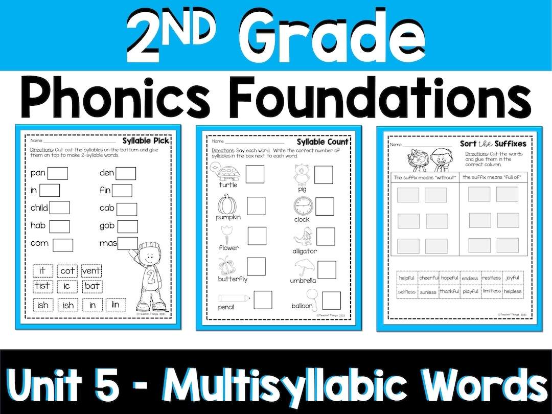 Phonics Foundations Level 2 Unit 5 Phonics Word Work Packet Etsy Phonics Foundations Level 2 Unit 5 Phonics Word Work Packet Etsy