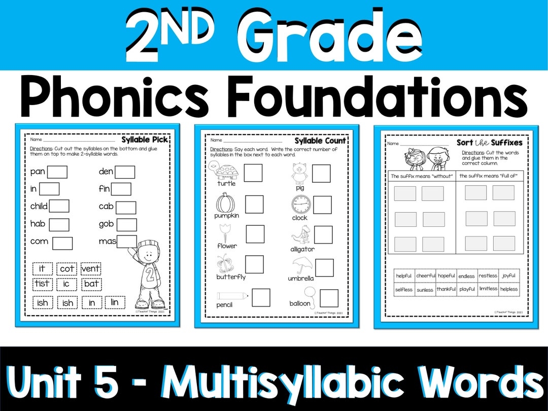 Phonics Foundations Level 2 Unit 5 Phonics Word Work Packet Etsy Phonics Foundations Level 2 Unit 5 Phonics Word Work Packet Etsy