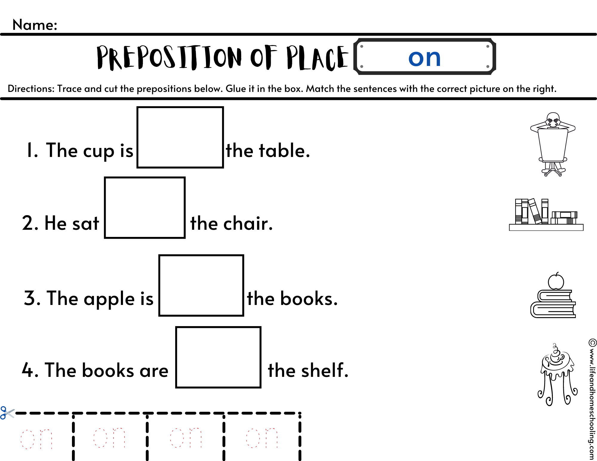 Preposition Of Place Made By Teachers