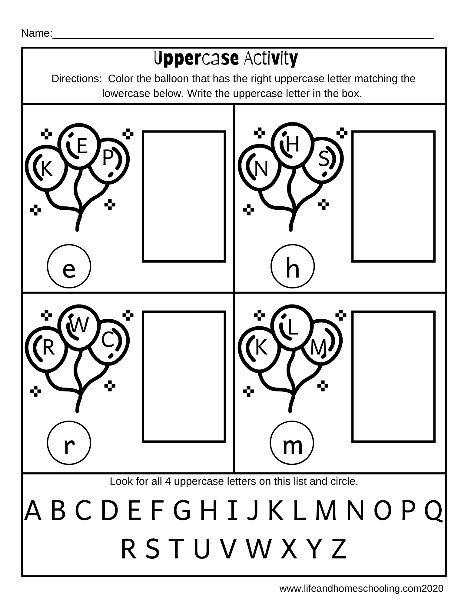 Preschool Kindergarten Uppercase Worksheet Made By Teachers Preschool Kindergarten Uppercase Worksheet Made By Teachers