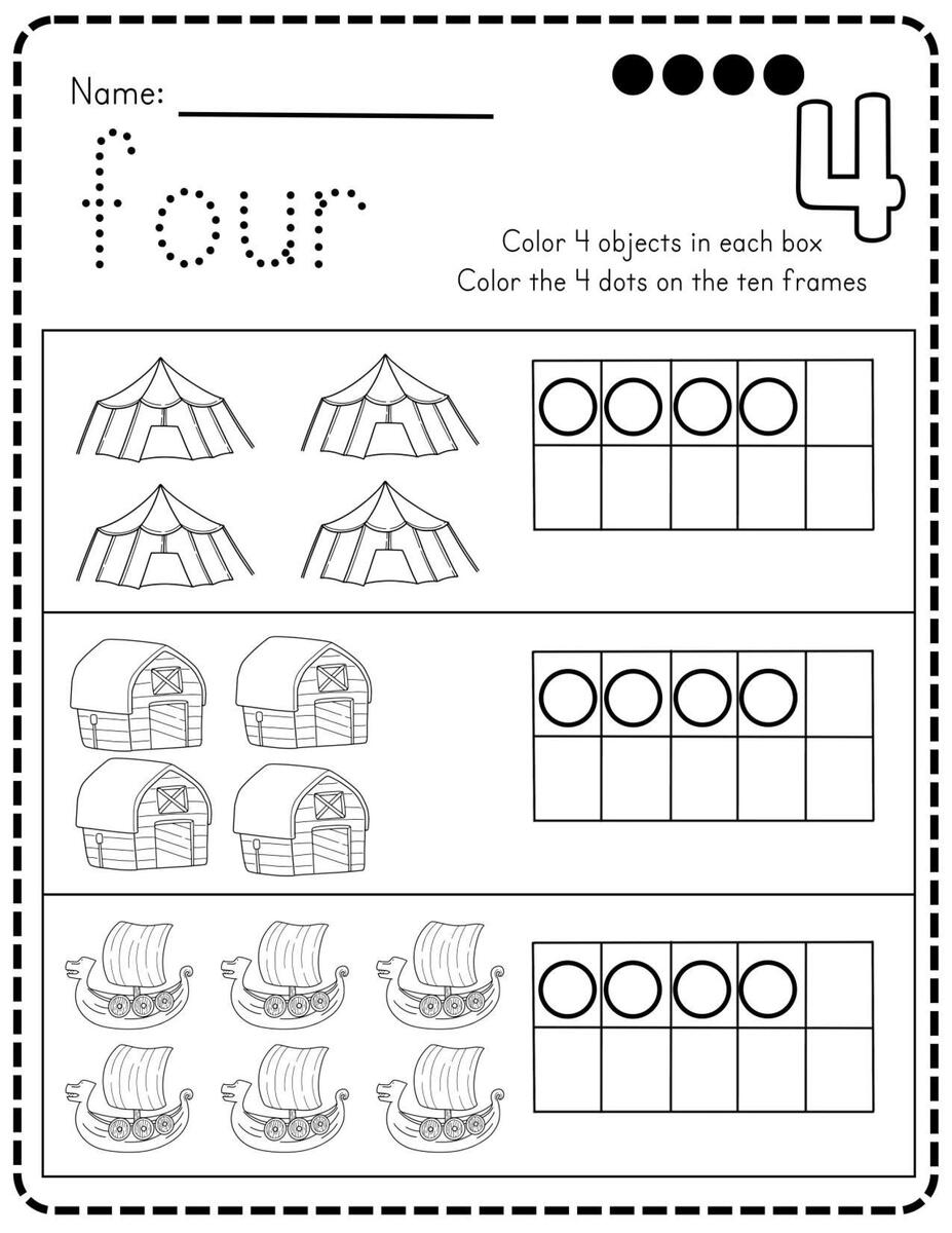 Preschool Math Worksheets Made By Teachers