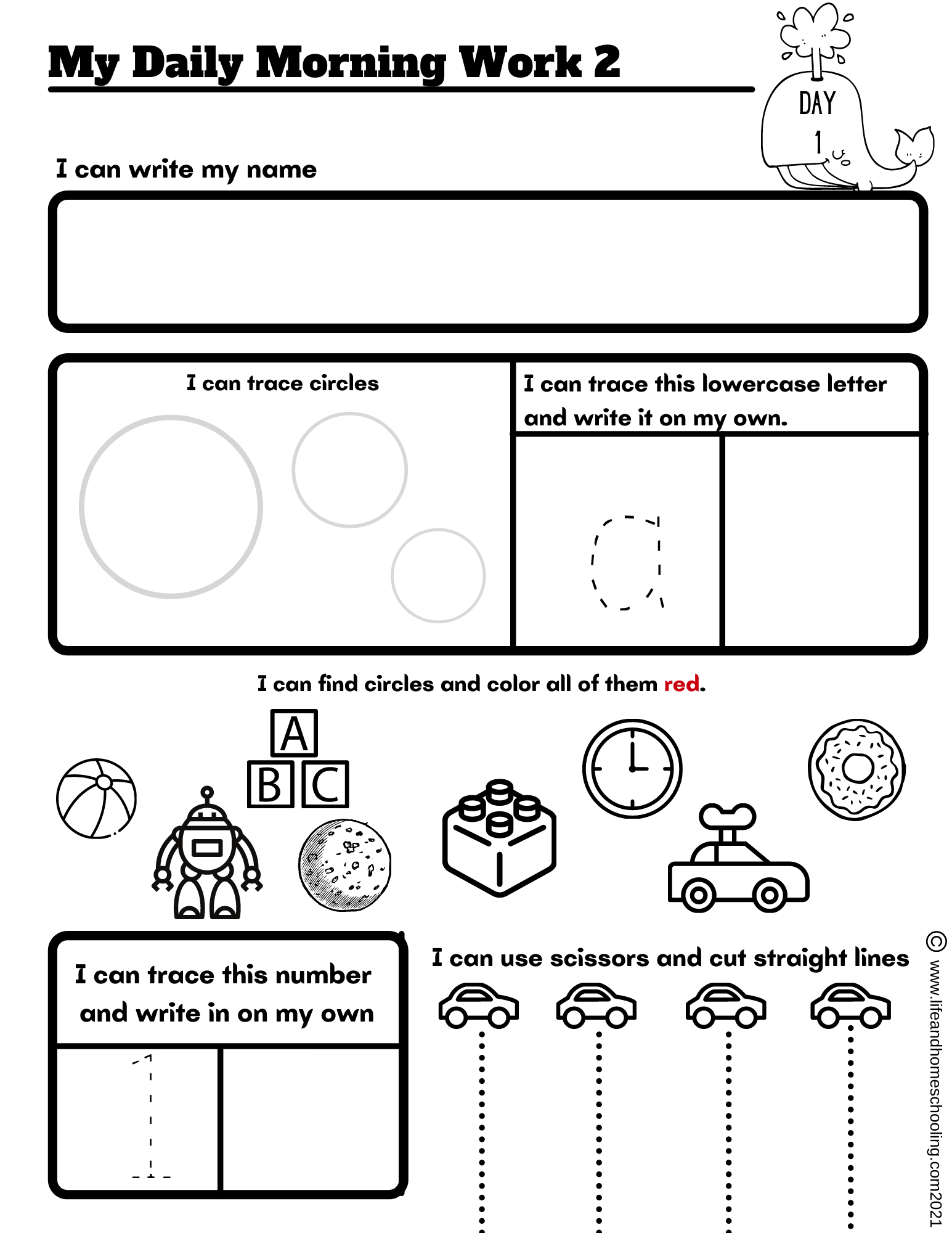 Preschool Morning Work 2 Made By Teachers Kindergarten Morning Worksheets