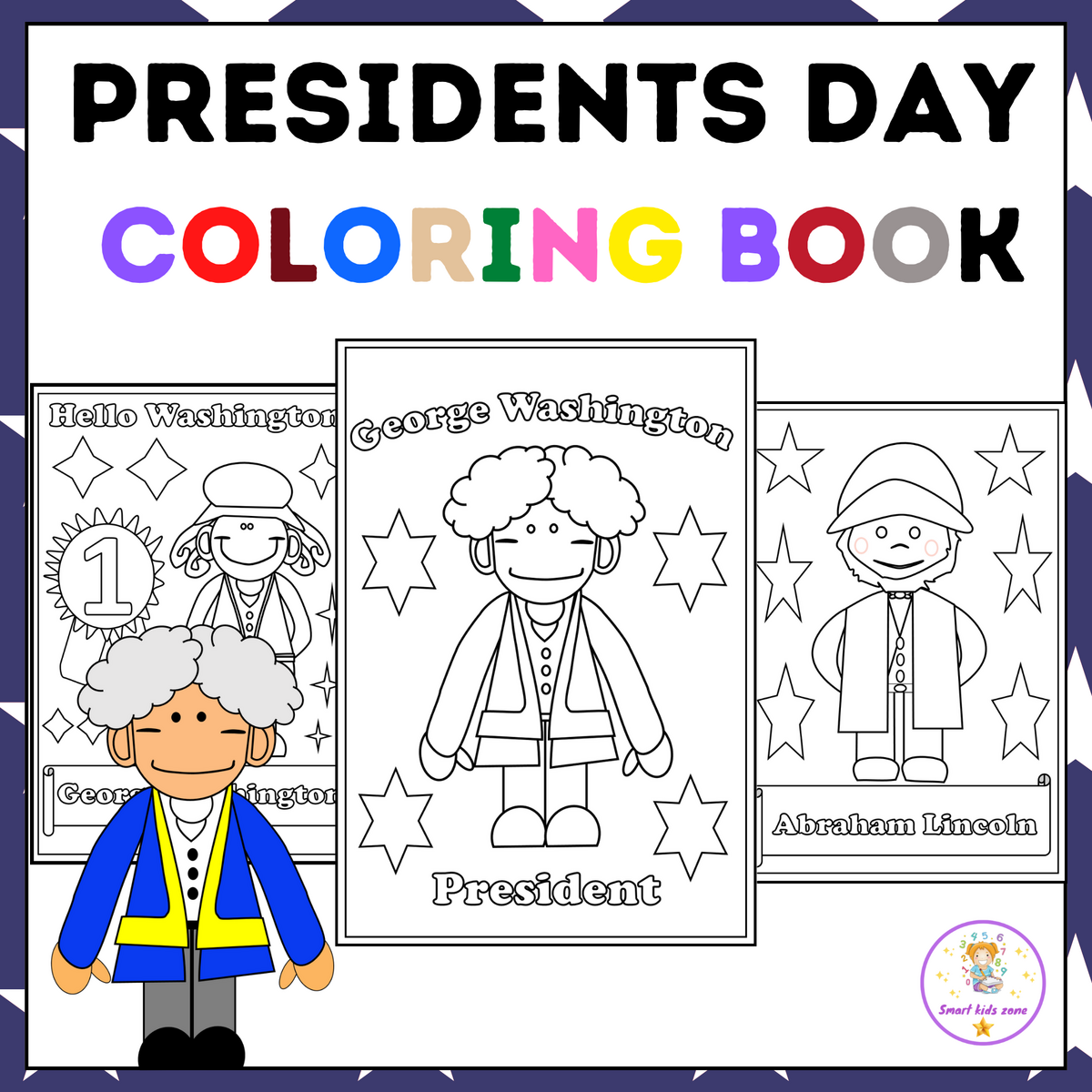 Presidents Day Coloring Early Presidents Abraham Lincoln George Washington Made By Teachers Presidents Day Coloring Early Presidents Abraham Lincoln George Washington Made By Teachers