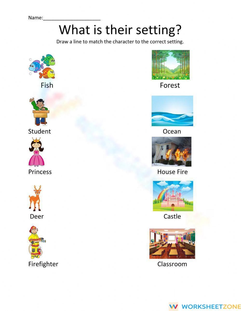 Printable Grade 1 Story Elements Worksheets Download