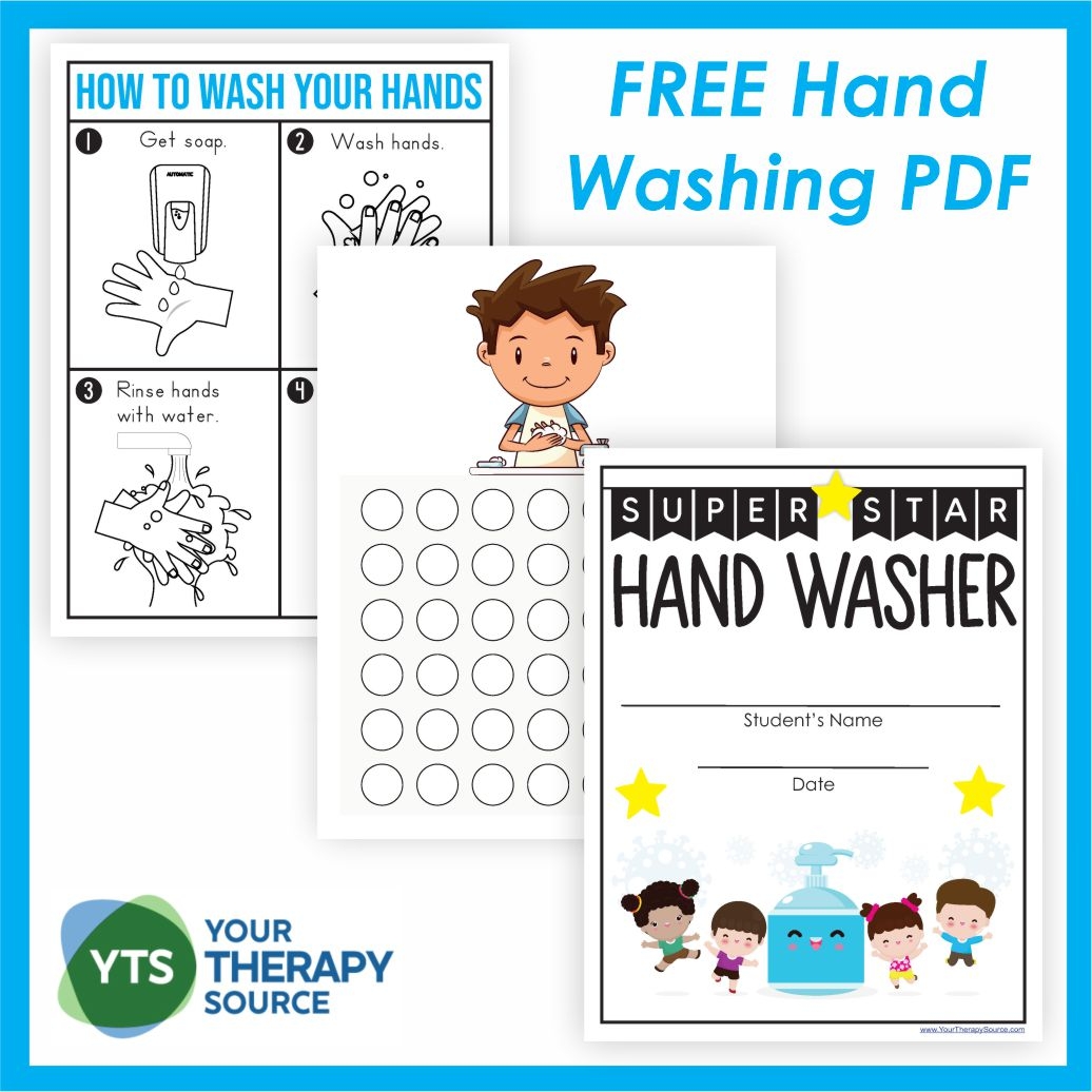 Printable Hand Washing Activities Your Therapy Source FREE Printable Handwashing Sequencing Activity