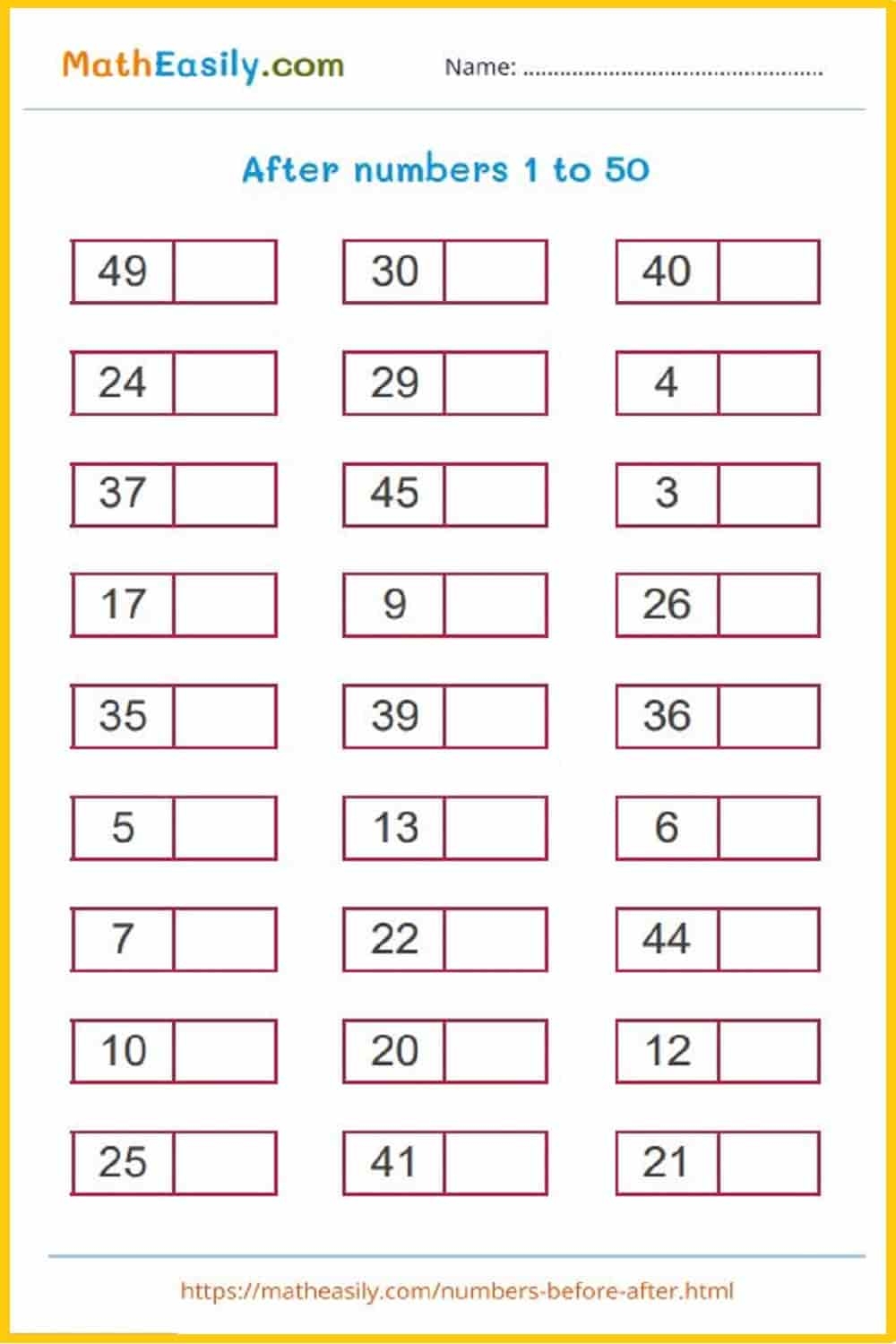 Printable Number Sense Worksheets PDF Free Download Printable Number Sense Worksheets PDF Free Download