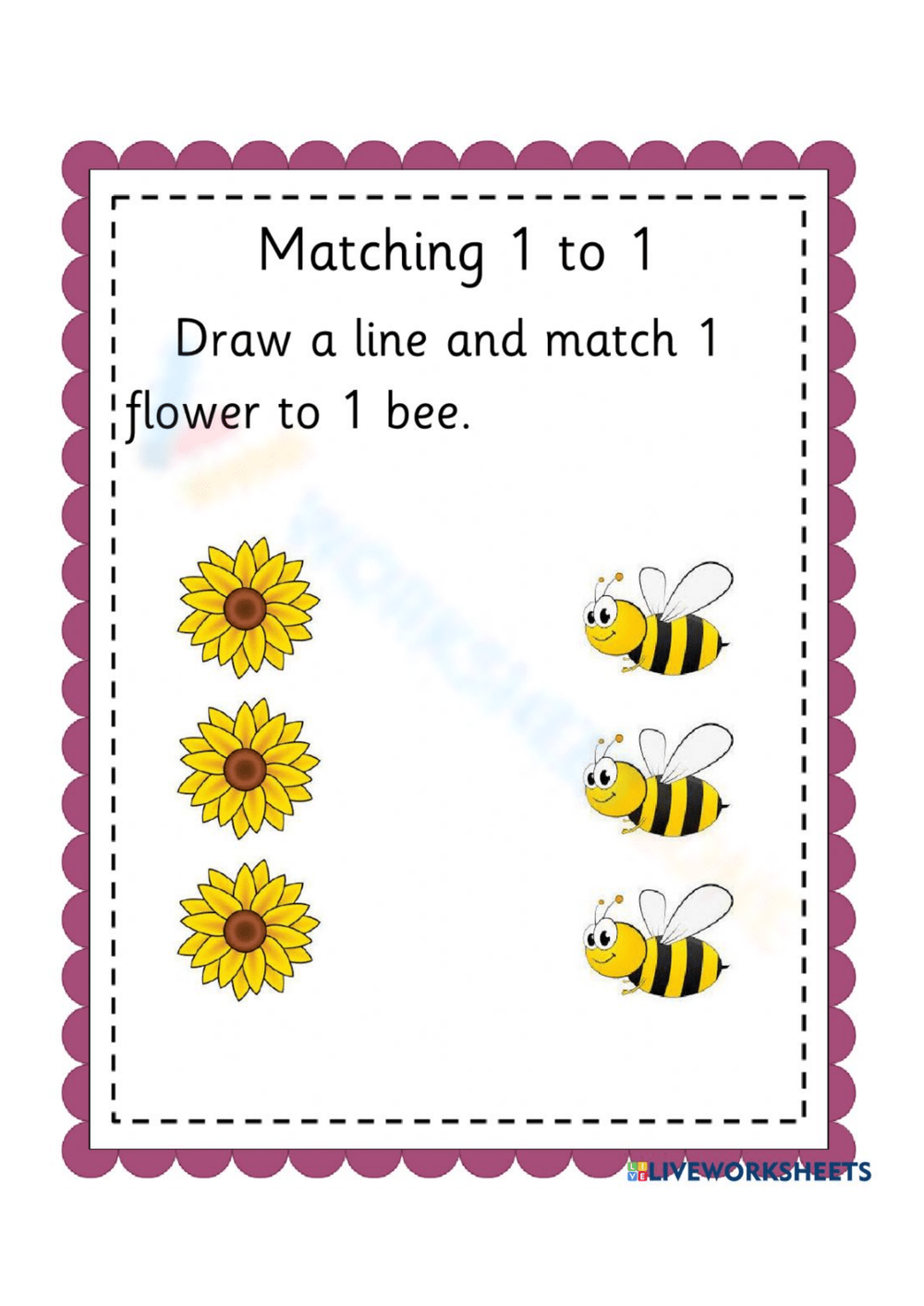 Printable One To One Correspondence Worksheets Download