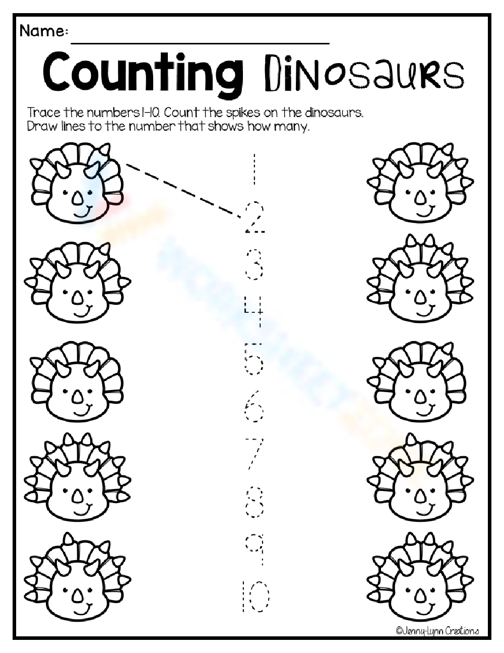 Printable One To One Correspondence Worksheets Download